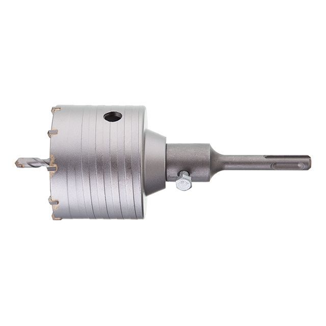 Комплект: сверло корончатое по бетону 75 мм, переходник SDS Plus 100 мм INTERTOOL SD-7075