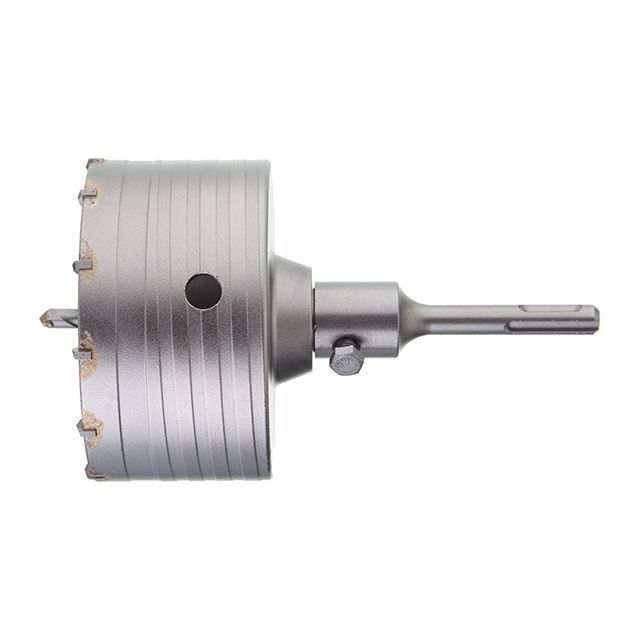 Комплект: сверло корончатое по бетону 105 мм, переходник SDS Plus 100 мм INTERTOOL SD-7105