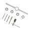 Набор плашек M4-M8, метчиков M4-M8, 10 ед. INTERTOOL SD-8025