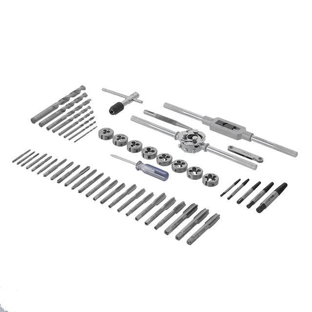 Набор плашек M3-M12 и метчиков M3-M12, 52ед INTERTOOL SD-8052