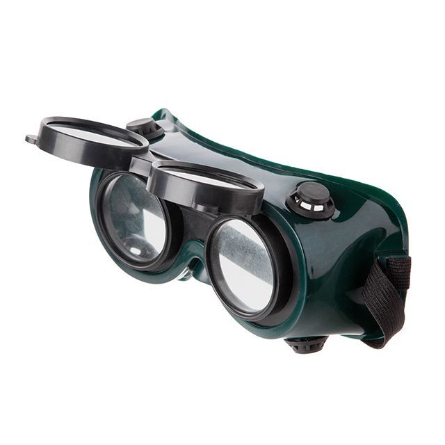 Очки сварщика, защита от УФ и ИК лучей, светофильтр Г2 INTERTOOL SP-0023