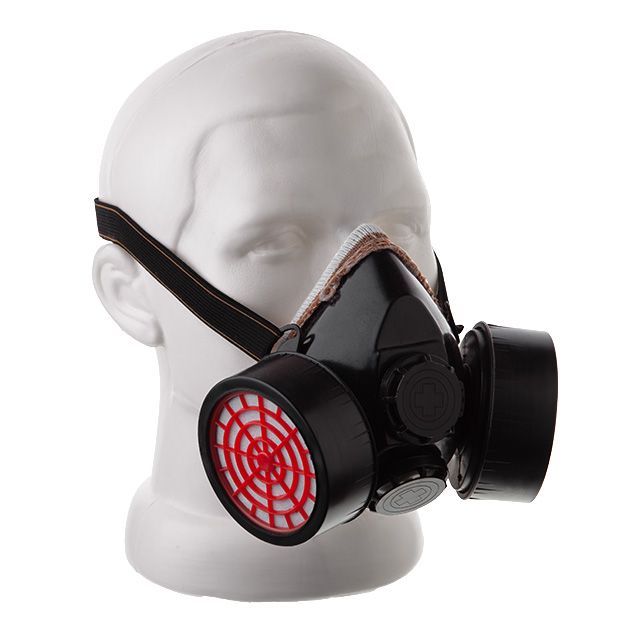 Респиратор с двумя картриджами INTERTOOL SP-0028