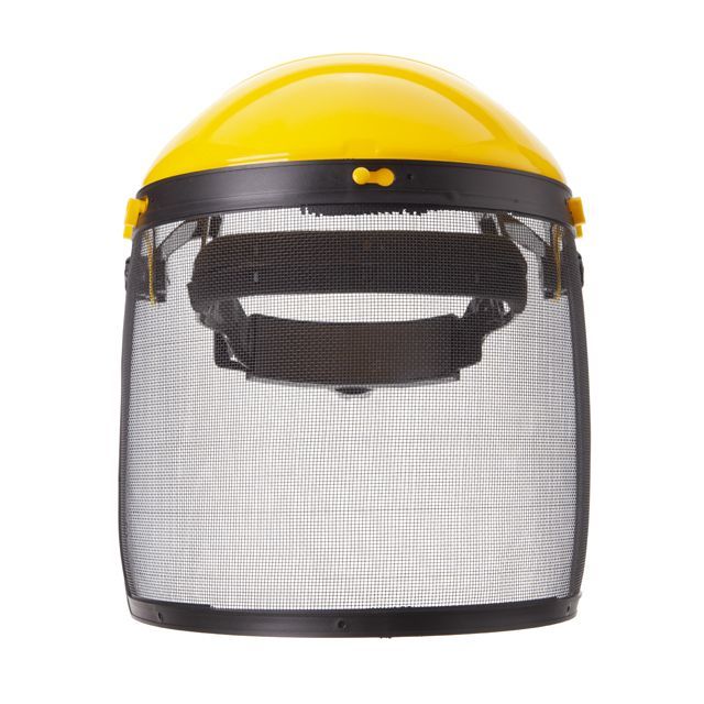 Маска защитная для лица с экраном из сетки INTERTOOL SP-0032