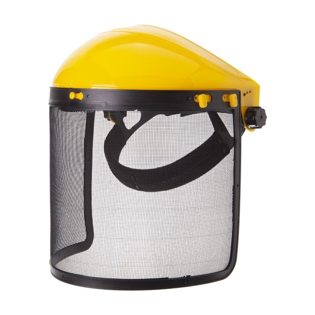 Маска защитная для лица с экраном из сетки INTERTOOL SP-0032