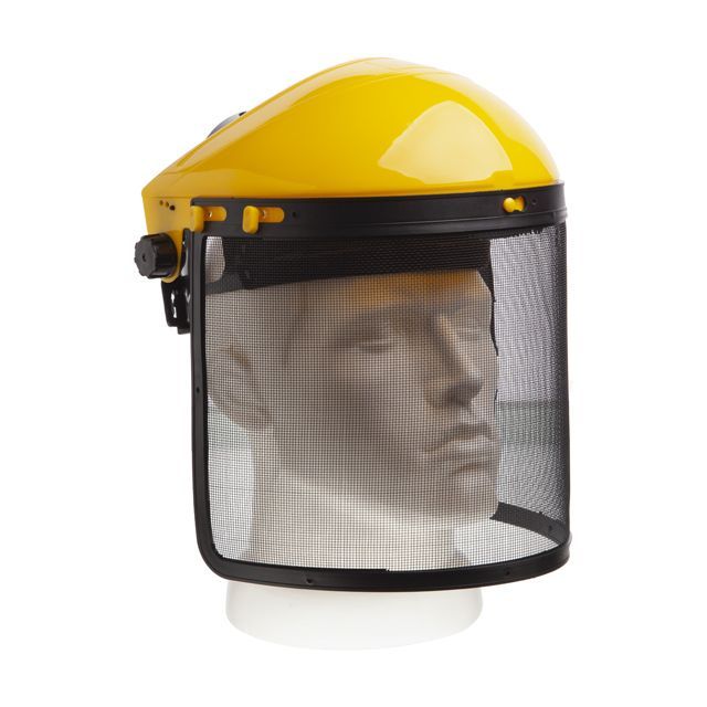 Маска защитная для лица с экраном из сетки INTERTOOL SP-0032