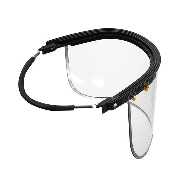 Экран защитный для лица, материал PVC,крепление на каску INTERTOOL SP-0034