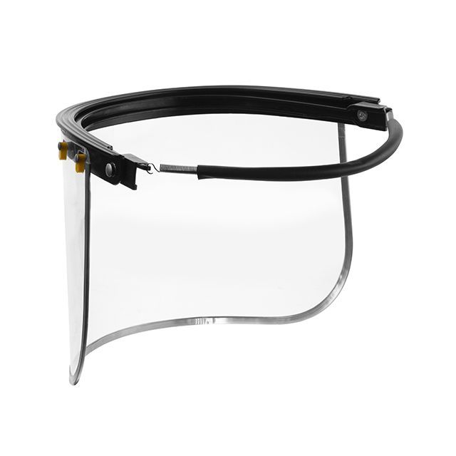 Экран защитный для лица, материал PVC,крепление на каску INTERTOOL SP-0034