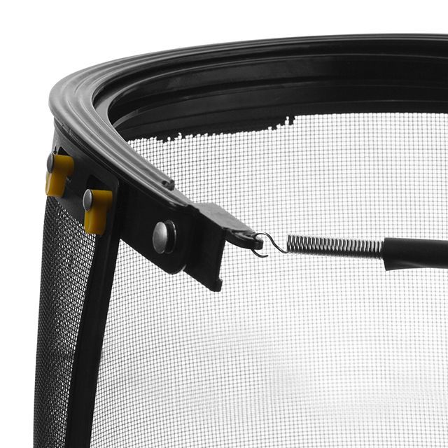 Экран защитный для лица, материал сетка. крепление на каску INTERTOOL SP-0035