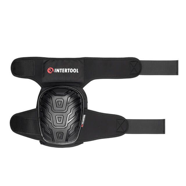 Наколенники защитные, противоскользящие накладки из ПВХ, ткань 600D, гелевые подушки, неопреновые ремни INTERTOOL SP-0054