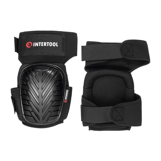 Наколенники защитные, противоскользящие накладки из ПВХ, ткань 600D, гелевые подушки, неопреновые ремни INTERTOOL SP-0056
