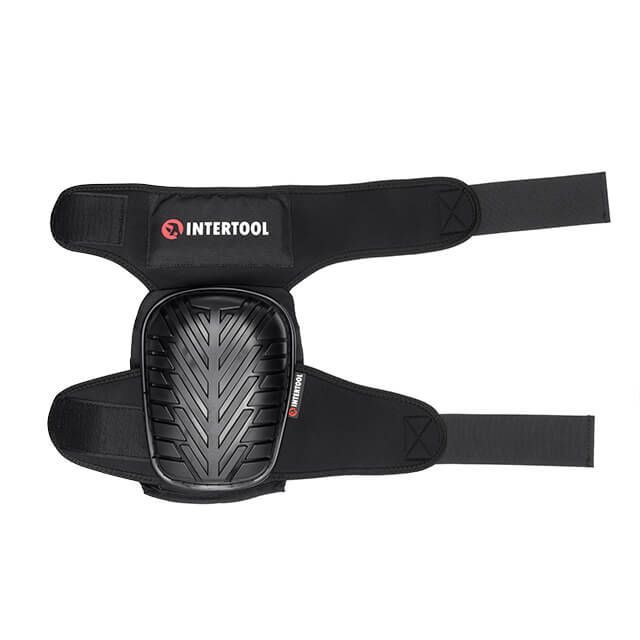 Наколенники защитные, противоскользящие накладки из ПВХ, ткань 600D, гелевые подушки, неопреновые ремни INTERTOOL SP-0056