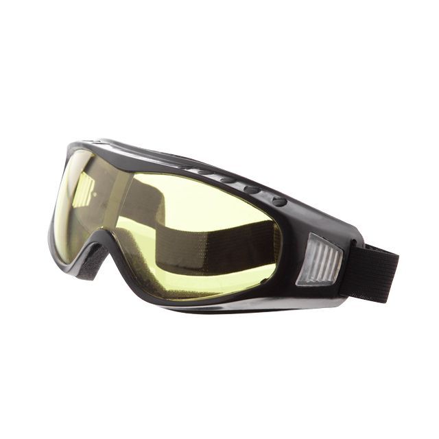 Очки защитные желтые, материал линз поликарбонат, оптический клас 1 INTERTOOL SP-0079