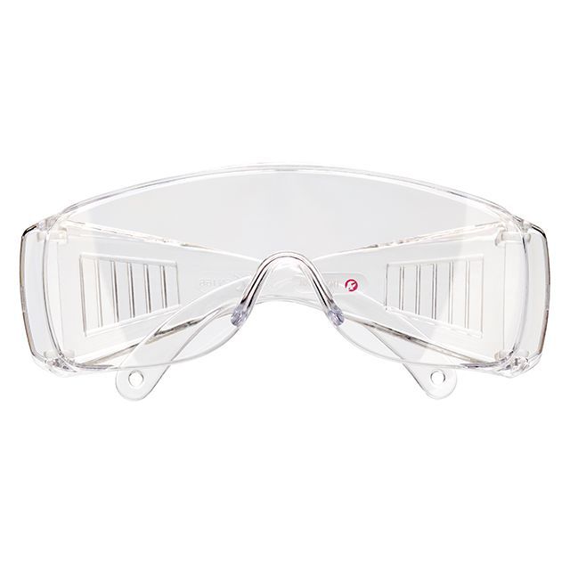 Очки защитные прозрачные, материал линз поликарбонат, материал заушников поликарбонат,защита от удара,оптический класс 1 INTERTOOL SP-0081