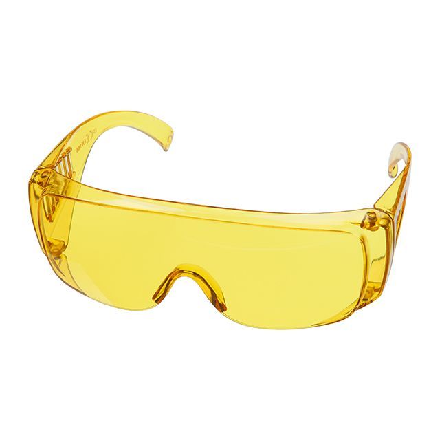 Очки защитные желтые, поликарбонат, защита от удара, оптический класс 1 INTERTOOL SP-0082