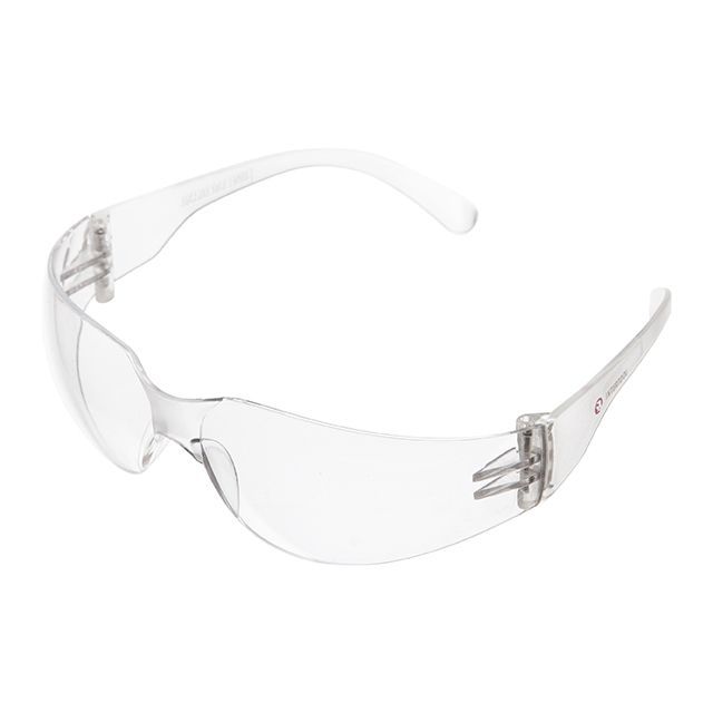 Очки защитные прозрачные, материал линз поликарбонат, материал заушников поликарбонат, защита от удара INTERTOOL SP-0083