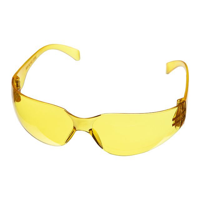 Очки защитные желтые, поликарбонат, защита от удара INTERTOOL SP-0084