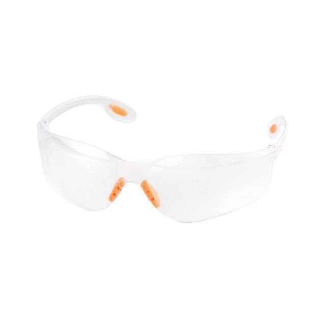 Очки защитные прозрачные, материал линз поликарбонат, материал заушников поликарбонат, защита от удара INTERTOOL SP-0085