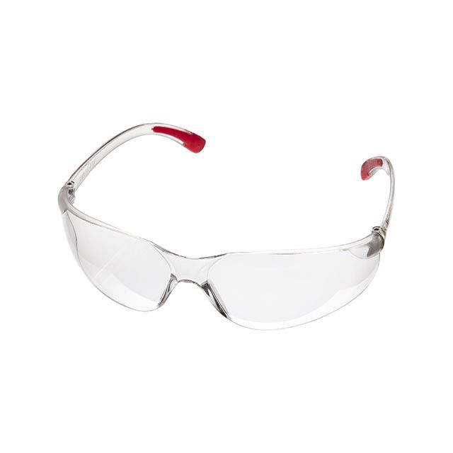 Очки защитные прозрачные, материал линз поликарбонат, материал заушников поликарбонат, защита от удара INTERTOOL SP-0087
