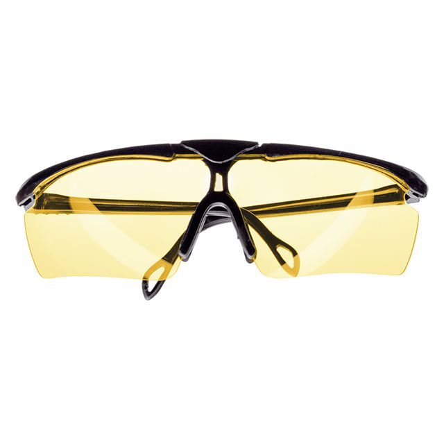 Очки защитные желтые, поликарбонат, противоударные, оптический класс 3 INTERTOOL SP-0091