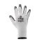 Перчатка трикотажная, синтетическая, белая, покрыта серым нитрилом на ладони,10" INTERTOOL SP-0112
