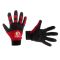 Перчатка Microfiber с черными вставками спандекса на ладони, утолщенное неопреном, 10" INTERTOOL SP-0143