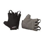 Перчатка без пальцев, экокожа "amara", 10", защитные вставки на ладони, вставки из лайкры на тыльной стороне, фиксация ремешком на липучке INTERTOOL SP-0146