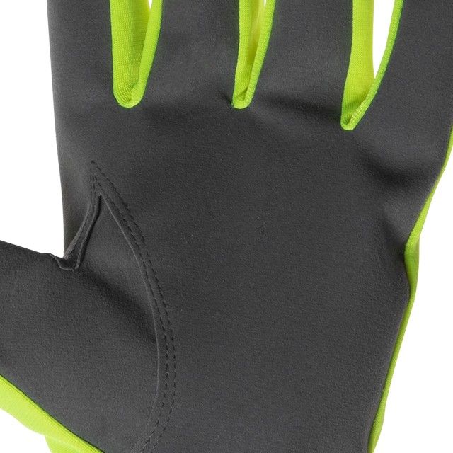 Перчатка кожаная комбинированная, 10", из кожи и флуоресцентной зеленой ткани INTERTOOL SP-0172