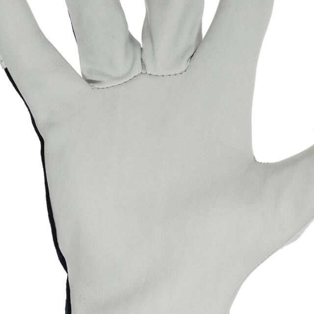 Перчатка кожаная комбинированная из ткани и высококачественной овечьей кожи, 10" INTERTOOL SP-0174