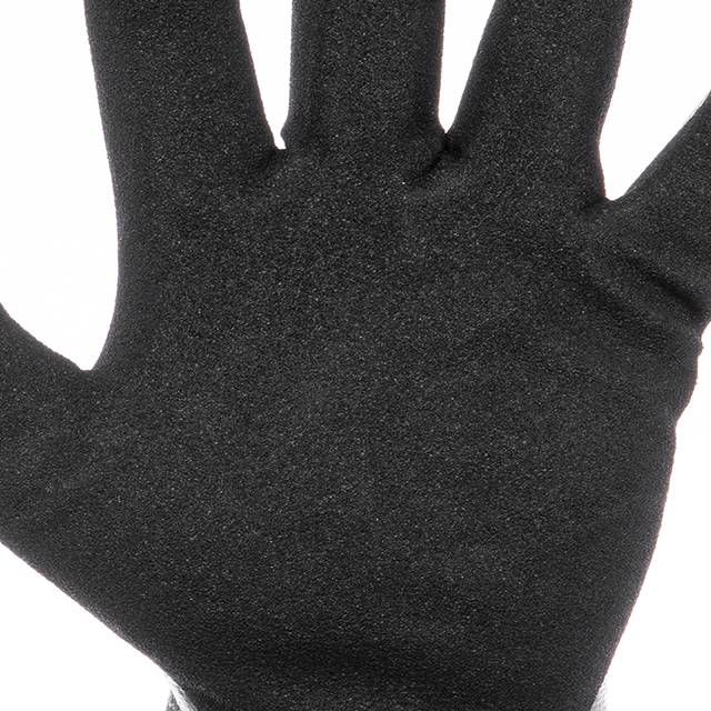 Перчатка трикотажная, полное двухслойное нитриловое покрытие, базовое гладкое, пористое на ладони, 10", дышащая, STORM INTERTOOL SP-0190