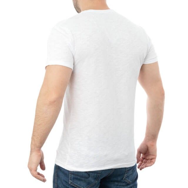 Футболка светло-серая меланж, 100% хлопок, L INTERTOOL SP-2213