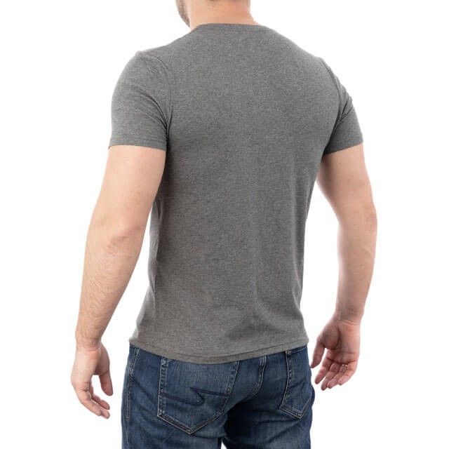 Футболка темно-серая, 95% хлопок, 5% спандекс, L INTERTOOL SP-2233