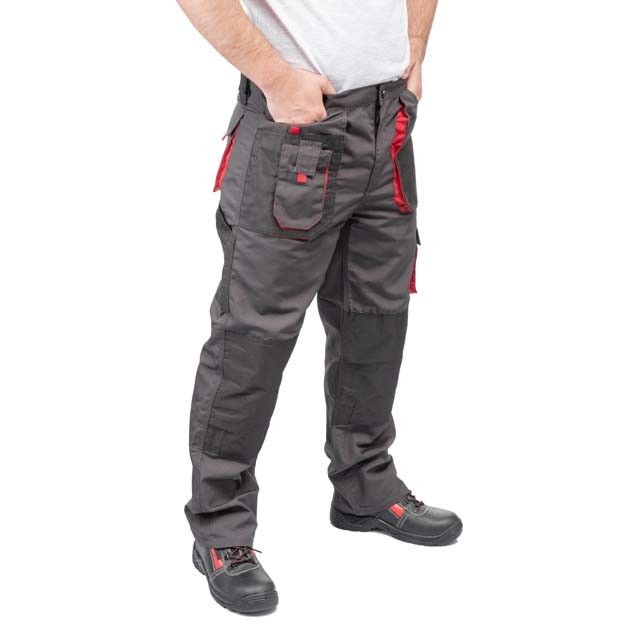 Брюки рабочие 80% полиэстер, 20% хлопок, плотность 260 г/м², S INTERTOOL SP-3011