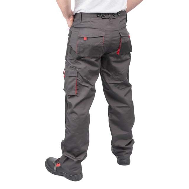 Брюки рабочие 80% полиэстер, 20% хлопок, плотность 260 г/м², S INTERTOOL SP-3011