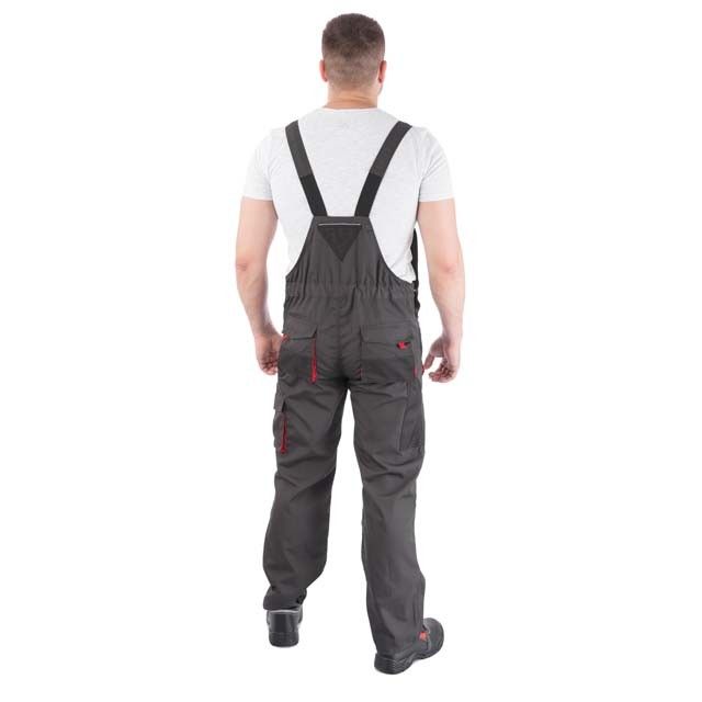 Полукомбинезон рабочий 80% полиэстер, 20% хлопок, плотность 260 г/м², S INTERTOOL SP-3021