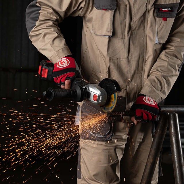 Куртка рабочая 2 в 1, 100% хлопок, плотность 180 г/м², M INTERTOOL SP-3032