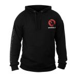 Худи черный, трикотаж, L INTERTOOL SP-4001