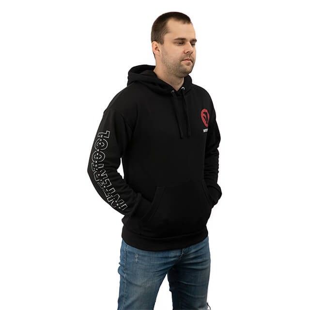 Худи черный, трикотаж, S INTERTOOL SP-4003