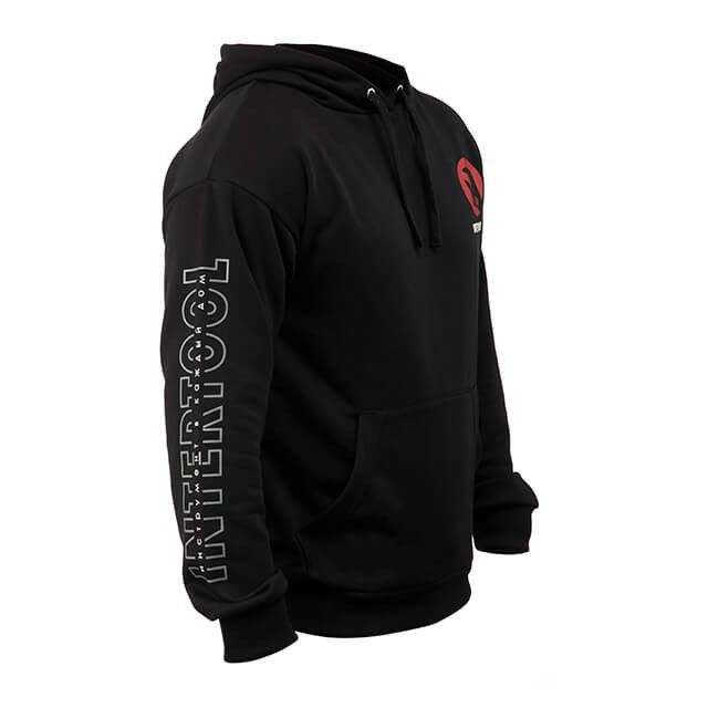 Худи черный, трикотаж, XL INTERTOOL SP-4004