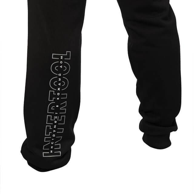 Брюки черные, трикотаж, M INTERTOOL SP-4007