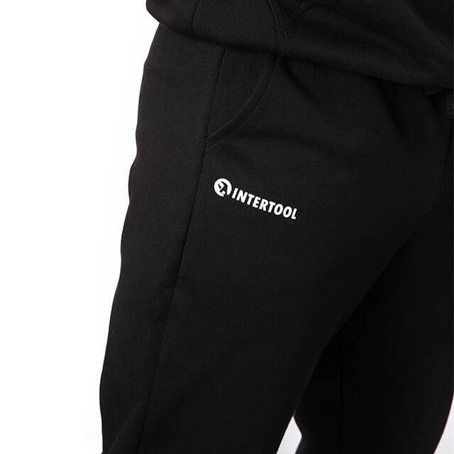 Брюки черные, трикотаж, M INTERTOOL SP-4007