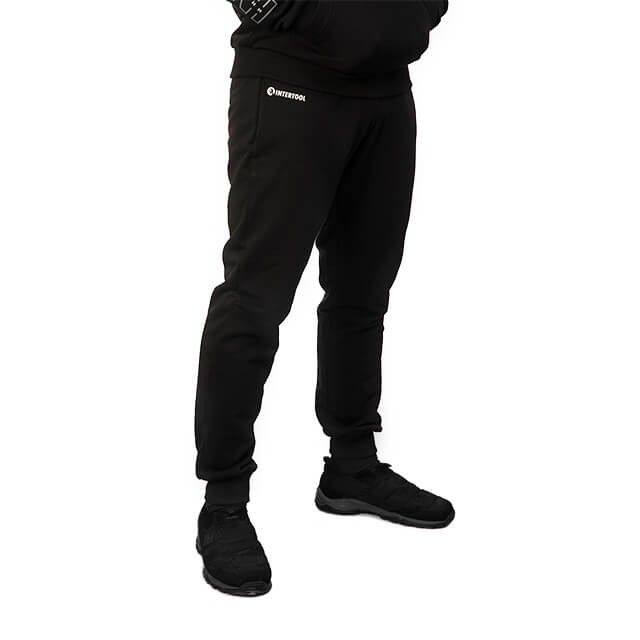 Брюки черные, трикотаж, S INTERTOOL SP-4008