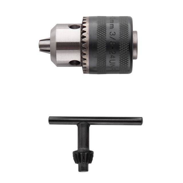 Патрон для дрели с ключом 3/8"-24, 1.5-10мм INTERTOOL ST-3824