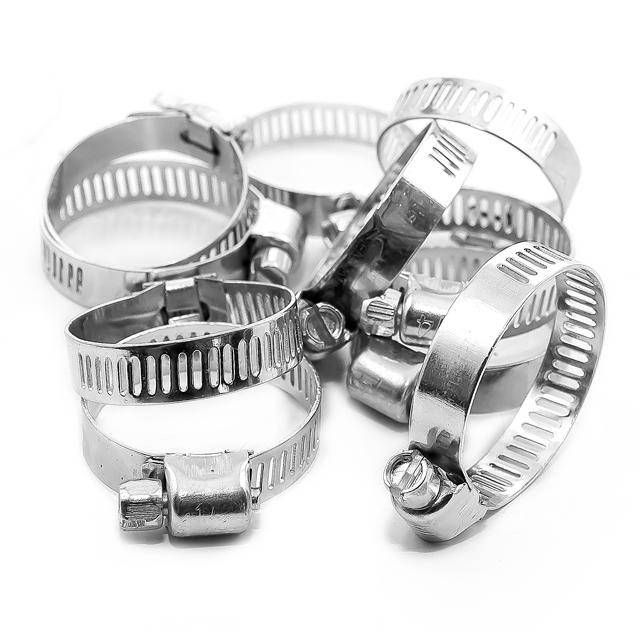 Хомут стальной оцинкованный 8 мм, D 18-32 мм INTERTOOL TC-0018