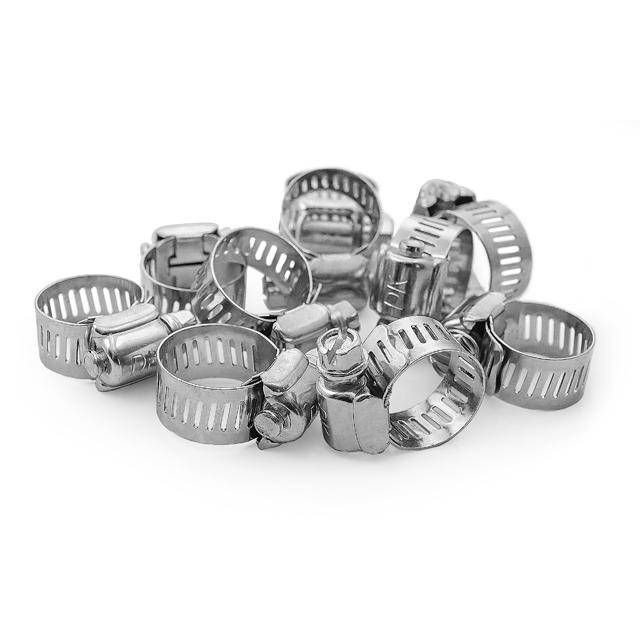 Хомут стальной оцинкованный 12,7 мм, D 13-23 мм INTERTOOL TC-0113