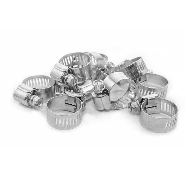 Хомут стальной оцинкованный 12,7 мм, D 16-25 мм INTERTOOL TC-0116