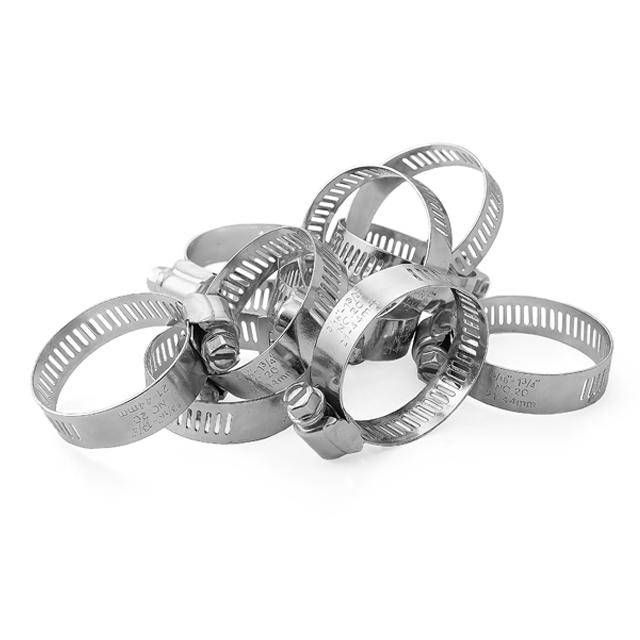 Хомут стальной оцинкованный 12,7 мм, D 21-44 мм INTERTOOL TC-0122