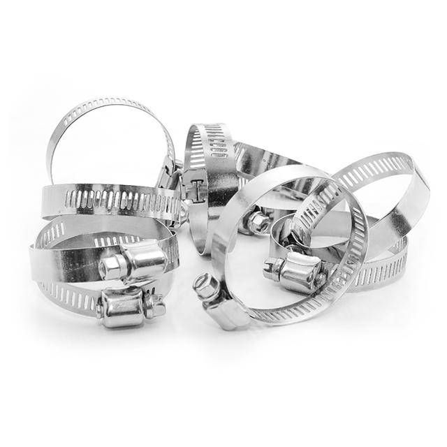 Хомут стальной оцинкованный 12,7 мм, D 33-57 мм INTERTOOL TC-0133