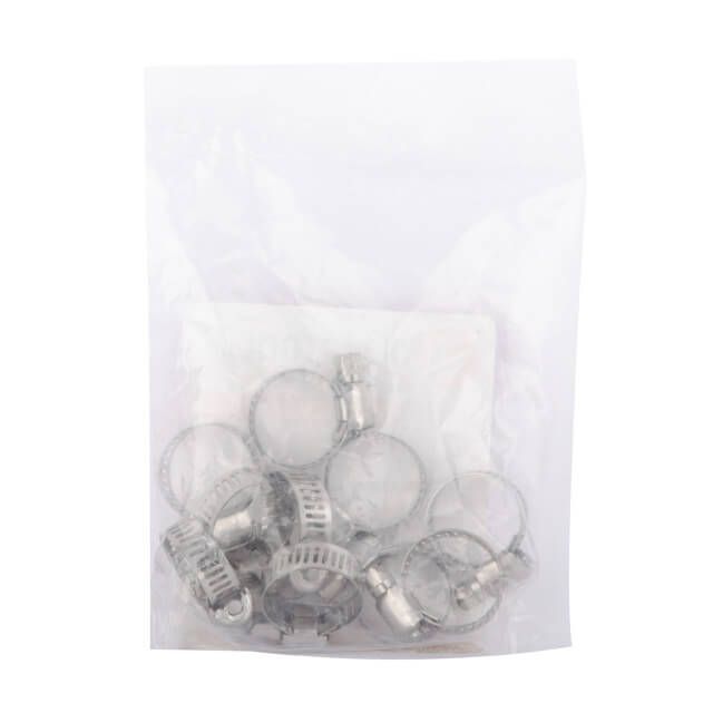 Хомут нержавеющая сталь 8 мм, D 11-20 мм INTERTOOL TC-1011