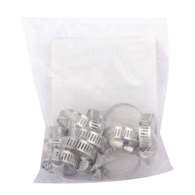 Хомут нержавеющая сталь 8 мм, D 13-23 мм INTERTOOL TC-1013