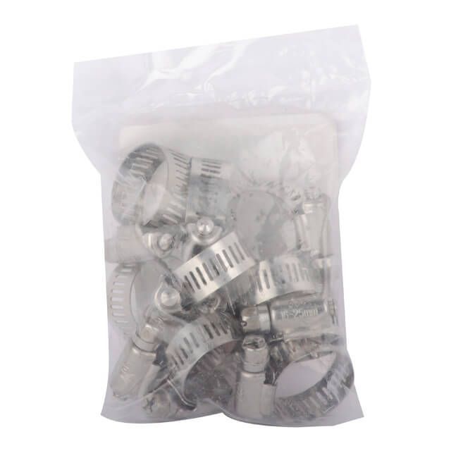 Хомут нержавеющая сталь 12,7 мм, D 16-25 мм INTERTOOL TC-1116